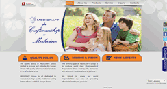 Desktop Screenshot of medicraftgroup.com