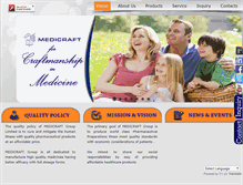 Tablet Screenshot of medicraftgroup.com
